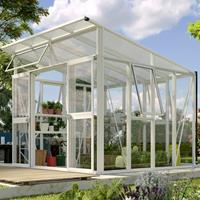 Vitavia Serre Aphrodite Maat 7800 Wit Geanodiseerd Aluminium Gehard Veiligheidsglas (vt) + 10mm Polycarbonaat (pc)