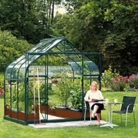 Vitavia Gewächshaus 'Dione 5000' smaragd grün 3 mm ESG - 