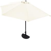 Kingsleeve Muurparasol crème 1,5m