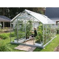 Vitavia Gewächshaus 'Merkur 11500' aluminium eloxiert 3 mm ESG - 
