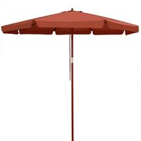 Kingsleeve Parasol Terracotta Hout Ø300cm UV-bescherming 50+