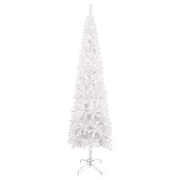 VIDAXL Schlanker Weihnachtsbaum Weiß 120 cm