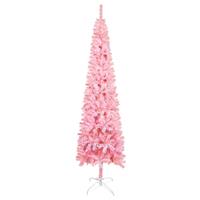 VIDAXL Schlanker Weihnachtsbaum Rosa 150 cm