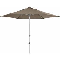 Doppler Sonnenschirm/ Kurbelschirm 'Expert 320 Auto Tilt' 320 cm, greige, Bezug aus 100% Polyester, Gestell aus Aluminium, 7,2 kg - 