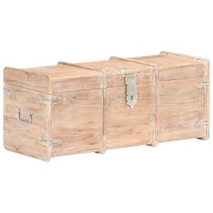 vidaxl Opbergkist 90x40x40 cm massief acaciahout