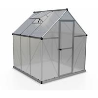 Praxis Palram serre Mythos zilver 3,4m² 185x185x208cm