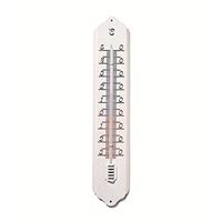 Nature Thermometer muur Kelvin 12 kunststof wit