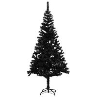 VIDAXL Künstlicher Weihnachtsbaum mit Ständer Schwarz 240 cm PVC