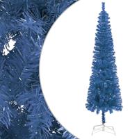 VIDAXL Schlanker Weihnachtsbaum Blau 150 cm