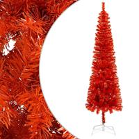 VIDAXL Schlanker Weihnachtsbaum Rot 180 cm