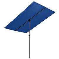 Vidaxl - Sonnenschirm mit Aluminium-Mast 180 x 130 cm Azurblau Blau