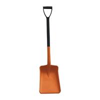 CEMO Universele schep met steel van PP, oranje, totale lengte 1050 mm