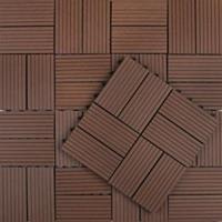 Vlondertegel Premium 30 x 30 cm composiet coffee