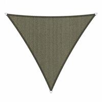 Shadow Comfort Compleet pakket:  driehoek 3,6x3,6x3,6m Desert Storm met RVS Bevestegingsset en buitendoek reiniger