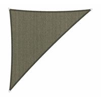 Shadow Comfort Compleet pakket:  90 graden driehoek 5x5x7,1m Desert Storm met RVS Bevestegingsset en buitendoek reiniger