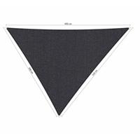 Shadow Comfort Compleet pakket:  driehoek 5x5,5x6m Carbon Black met RVS Bevestegingspakket en buiten reiniger