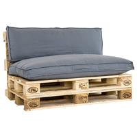 Unique Living Palletkussen Luana Donker Grijs - 120x80 Cm