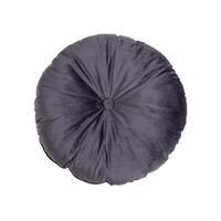Artichok Hannah Sierkussen - Fluweel - Rond - Ø45 cm - Grijs