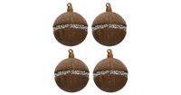 Clayre & Eef Doos kerstballen Ø 8 cm 6GL3271