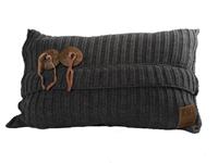 Countrylifestyle Aran kussen 60 x 40 antraciet