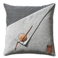 Countrylifestyle Barley kussen gerstekorrel 50x50 lichtgrijs