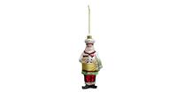 Clayre & Eef Kerstbal kerstman 7*7*17 cm 6GL3324