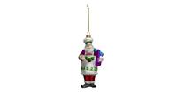 Clayre & Eef Kerstbal kerstman 8*6*17 cm 6GL3325