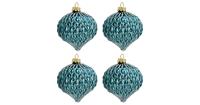 Clayre & Eef Doos kerstballen Ø 8 cm 6GL3286