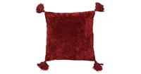 Dutch Decor NINO - Kussenhoes van katoen 45x45 cm Merlot - 