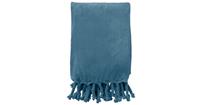 Dutch Decor FLORIJN - Plaid van fleece 150x200 cm Provincial Blue - 