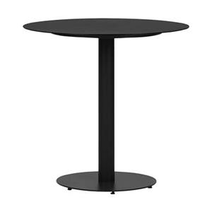 Lisomme Sieb ronde metalen tuintafel - Ø70 x H72 cm - Zwart