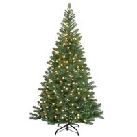 CASARIA Weihnachtsbaum 140/150/180cm Metallständer künstlicher Tannenbaum LED Lichterkette Christbaum Baum Tanne Spritzguss Christbaumständer Mix/PE/PVC