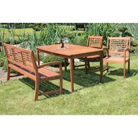 HARMS Bank MADISON 3-Sitzer Eukalyptus FSC 100% 985008