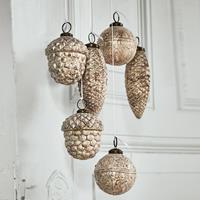 LOBERON Kerstversiering set van 6 Quirat