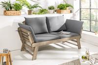 Tuinbank 2-zits Modulair Opklapbaar Massief Acacia Hout - 39837