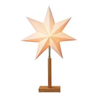 STAR TRADING Karo - decoratieve lamp met patroonster 55 cm