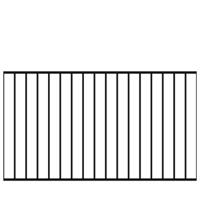 Trendyard Spijlenhekwerk Zwart 150 x 85 CM