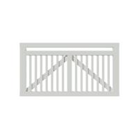 Trendyard Wit Houten Tuinpoort Linea 150 x 80 CM