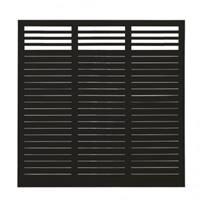 Trendyard Zwart Houten Tuinscherm Decora 180 x 180 CM