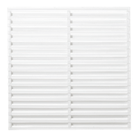 Trendyard Witte Houten Tuinscherm Osaka 180 x 180 CM