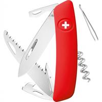 SWIZA Schweizer Messer D05/C05 Taschenmesser 4 Farben Klappmesser 12 Funktionen Farbe: Rot