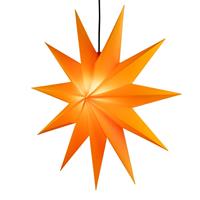 Sterntaler LED ster Jumbo, buiten, 11-punten, Ø 100 cm, geel