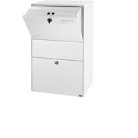 Brievenbus XXL, b x h x d = 390 x 650 x 315 mm, verkeerswit RAL 9016