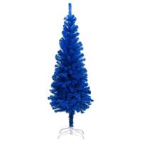 vidaXL Künstlicher Weihnachtsbaum mit Ständer Blau 150 cm PVC 