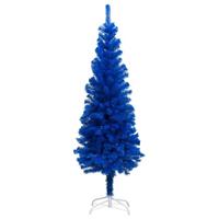 vidaXL Künstlicher Weihnachtsbaum mit Ständer Blau 150 cm PVC 