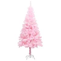 vidaXL Künstlicher Weihnachtsbaum mit Ständer Rosa 150 cm PVC 