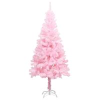 vidaXL Künstlicher Weihnachtsbaum mit Ständer Rosa 150 cm PVC 
