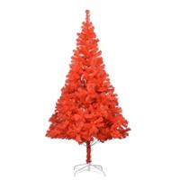 vidaXL Künstlicher Weihnachtsbaum mit Ständer Rot 180 cm PVC 