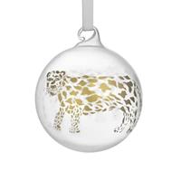 Iittala Kerst 2021 Glazen kerstbal 2021 Toikka Cheetah