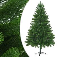 vidaXL Künstlicher Weihnachtsbaum Naturgetreue Nadeln 210 cm Grün 